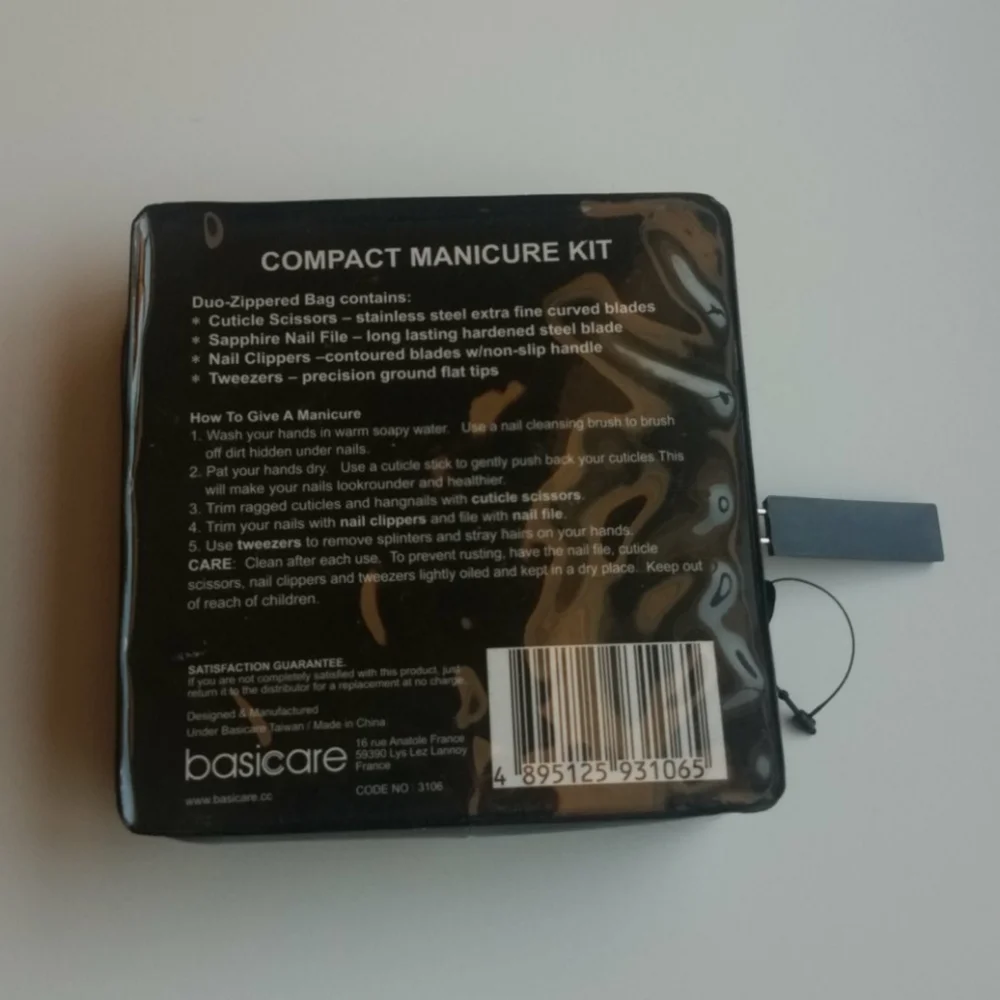 New Basicare compact manicure kit